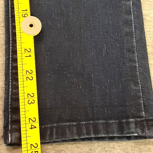 Jennifer Lopez Capri Jeans Size 8, Blue, Pockets 25Lx28W, Straight Leg - Picture 4 of 11